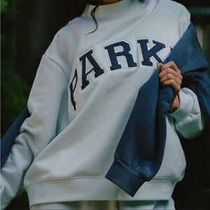 Parke l/xl cloud mock neck (SWEATSHIRT ONLY)